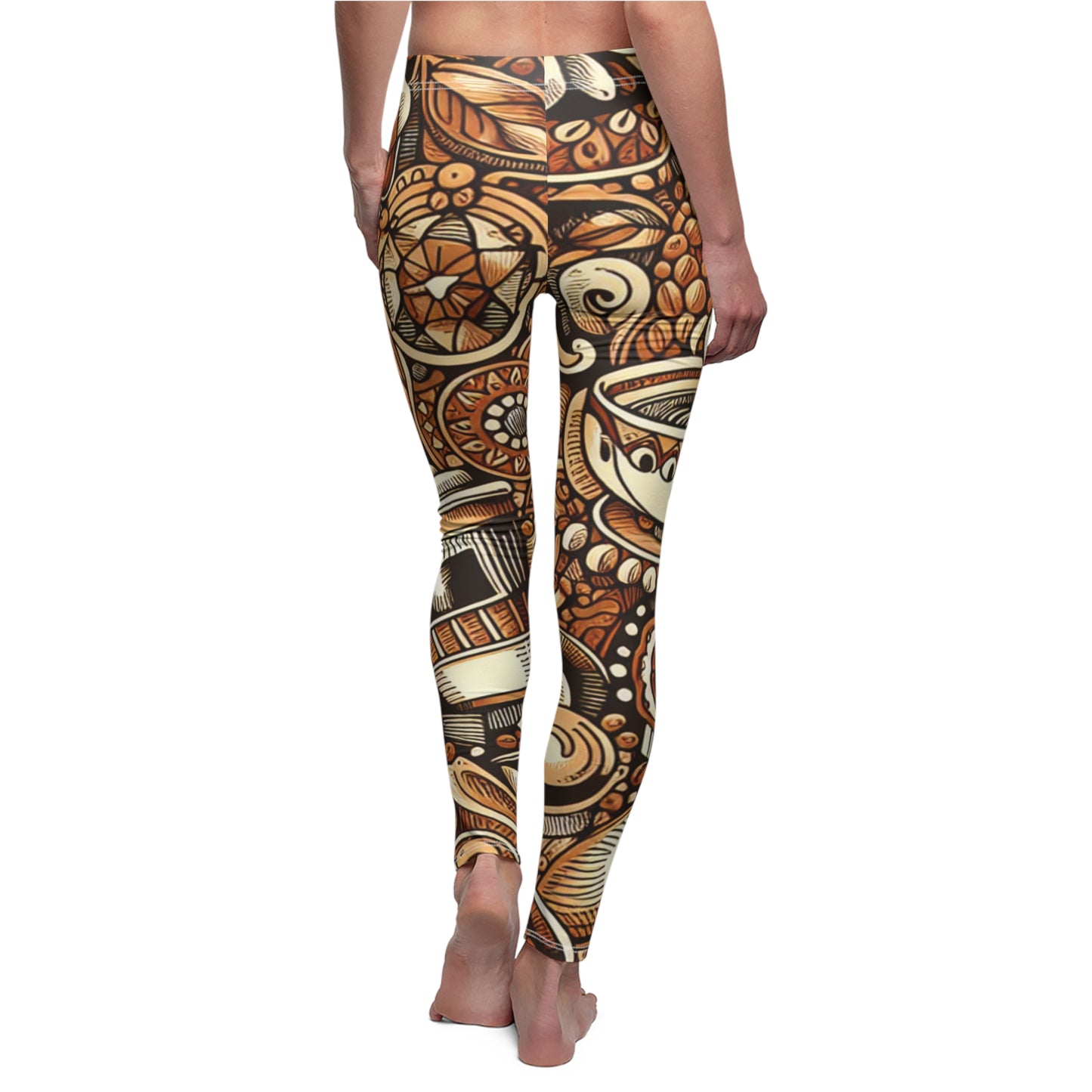 BACK Brewing Now Coffee Leggings, Coffee Lover Gift, Festival Outfit, Yoga Lover Gift, Caffeine Lover, Rave Leggings, Workout Leggings, Coffee Addict Gift